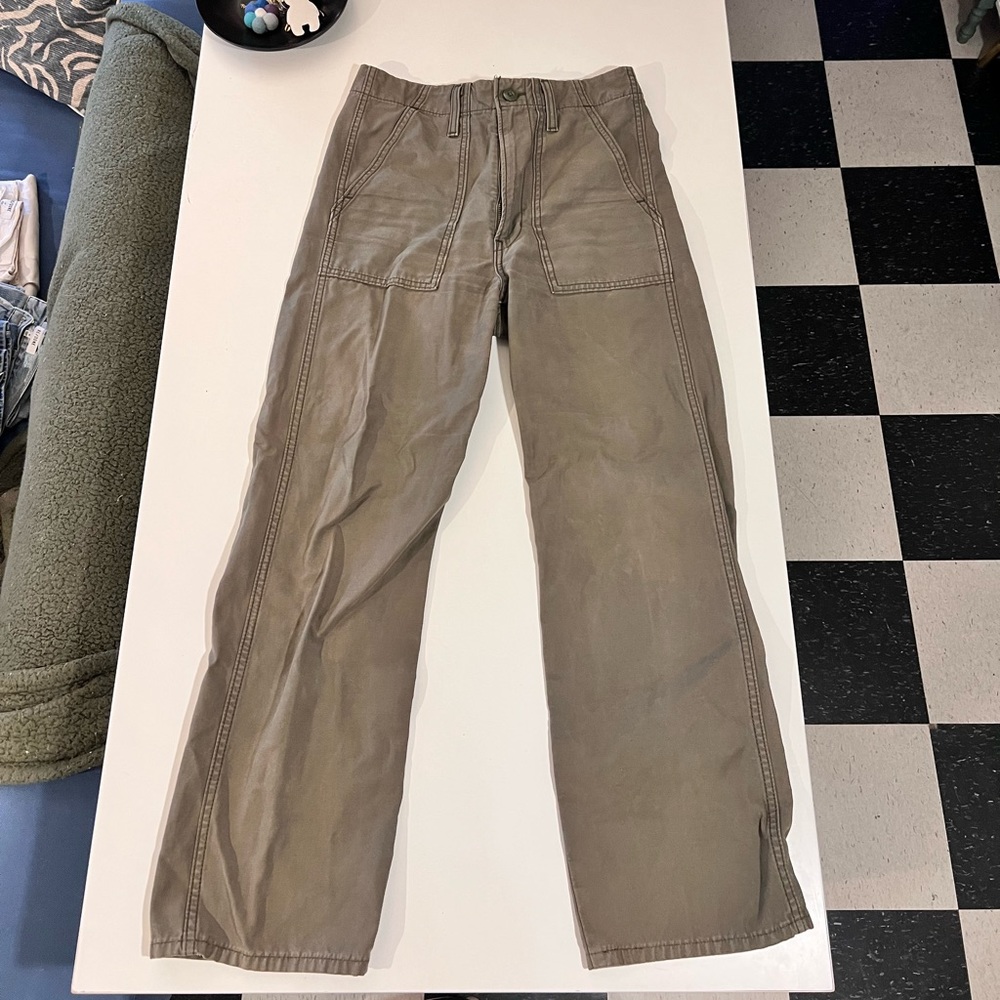 Levis Ribcage Straight Leg Utility Pants
